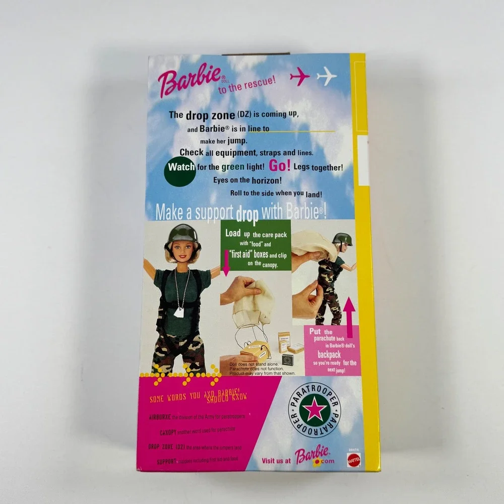 Barbie Paratrooper AFES Special Edition Doll 2000 Mattel 29474 New In Box